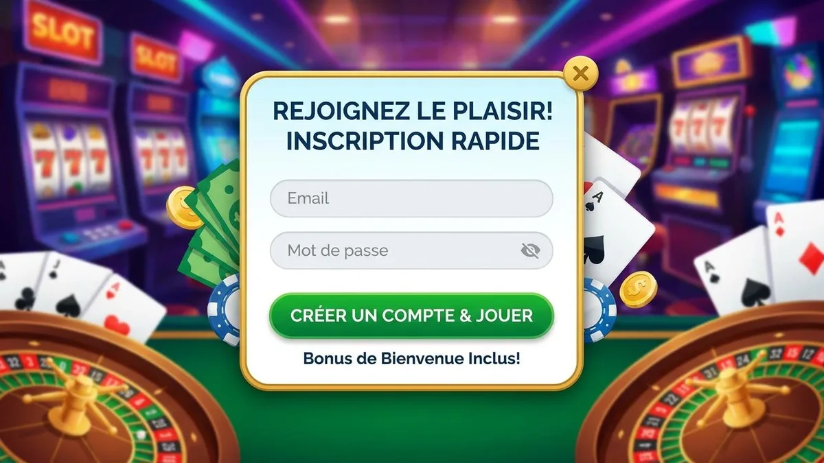 Inscription avec bonus